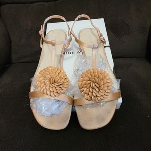 9West Satin Sandals